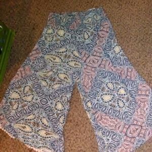 Wide leg comfy pants